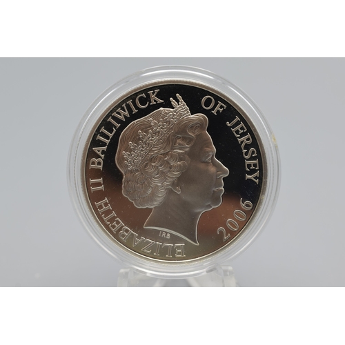 120 - Silver - Jersey - 80th Birthday of Queen Elizabeth - Five Pound - 2006