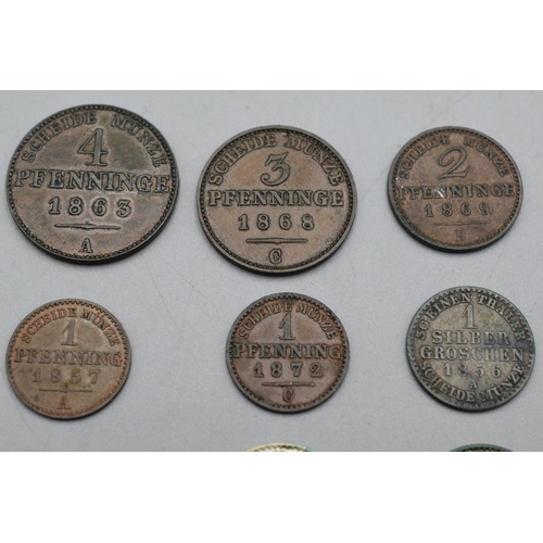 6 - Selection of German States Coinage to include Silver