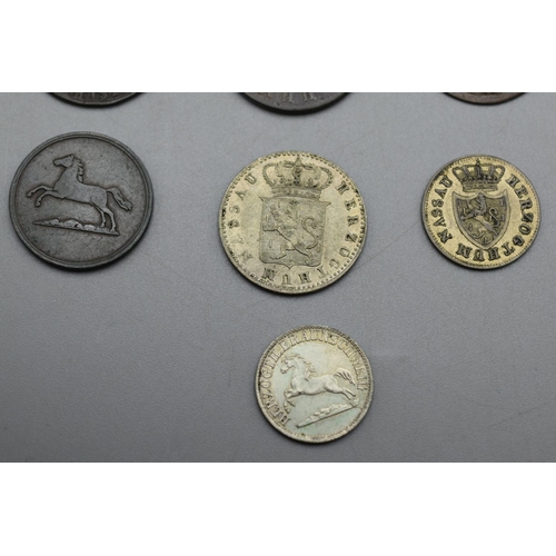 7 - Collection of German State Coinage to Include Silver