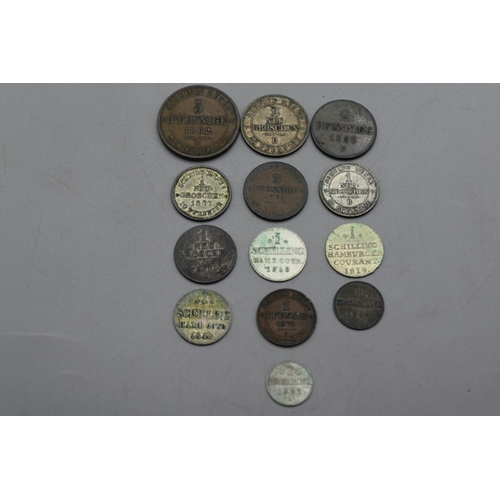 8 - Collection of German State Coinage to include Silver