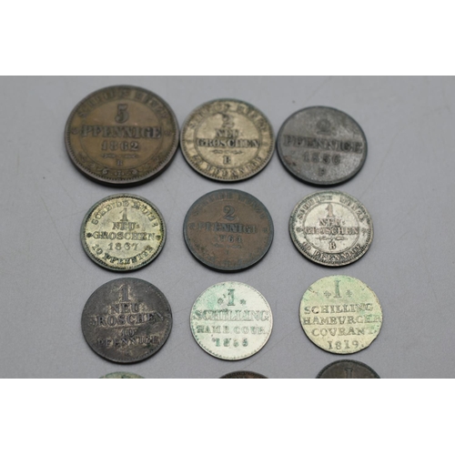 8 - Collection of German State Coinage to include Silver