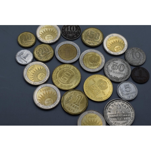 14 - Collection of Coinage From Argentina