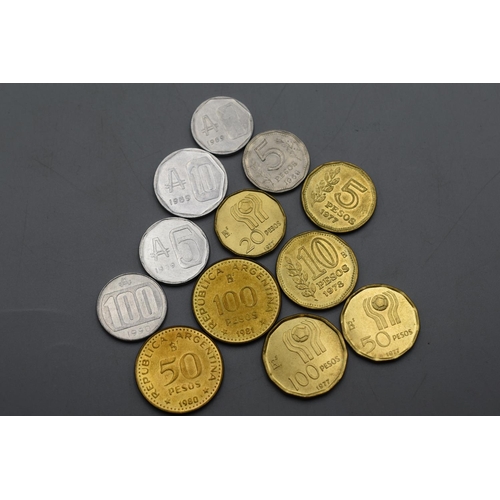 14 - Collection of Coinage From Argentina