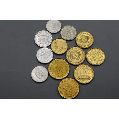 14 - Collection of Coinage From Argentina