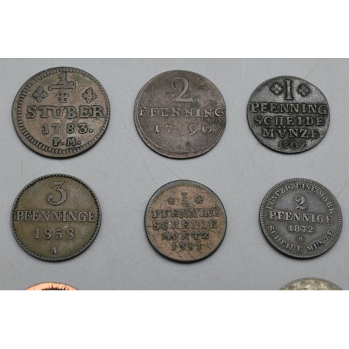 25 - Collection of German States Coinage to include Silver