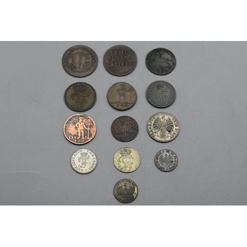 25 - Collection of German States Coinage to include Silver