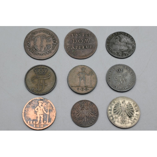 25 - Collection of German States Coinage to include Silver