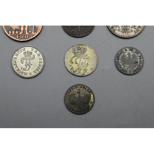 25 - Collection of German States Coinage to include Silver