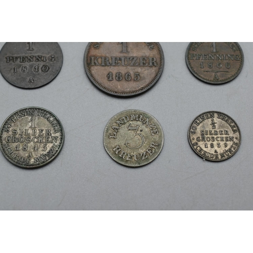 26 - Selection of German State Coinage to include Silver