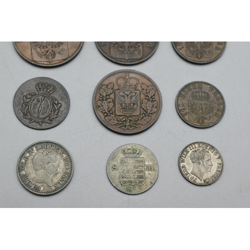 26 - Selection of German State Coinage to include Silver