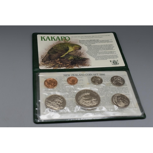 40 - New Zealand 1986 Collectors Coin Set