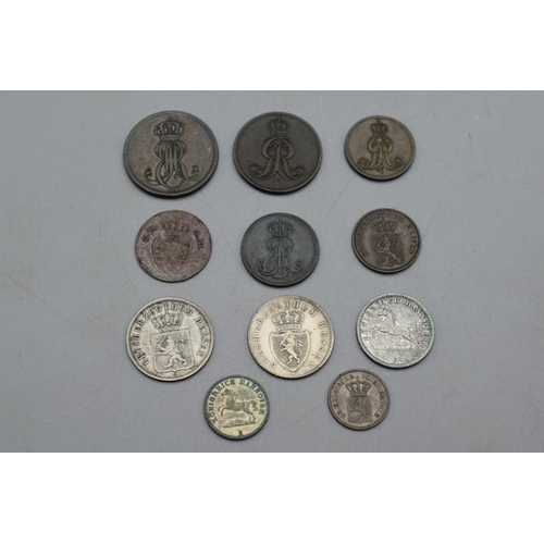 46 - Selection of German State Coinage to include Silver