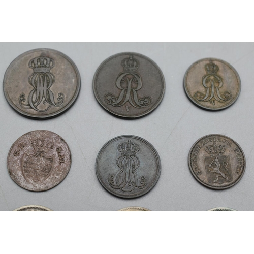 46 - Selection of German State Coinage to include Silver