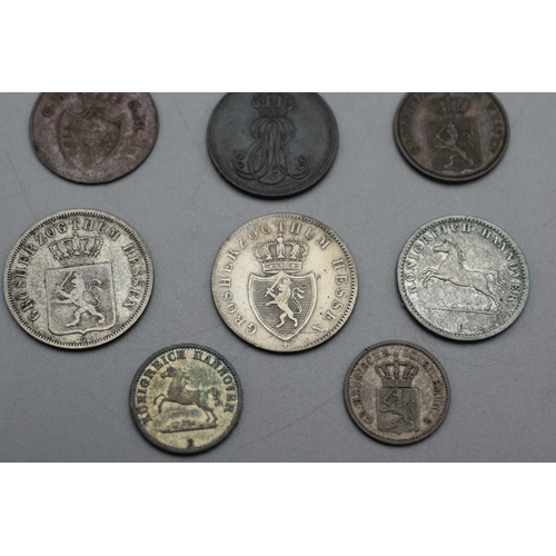 46 - Selection of German State Coinage to include Silver