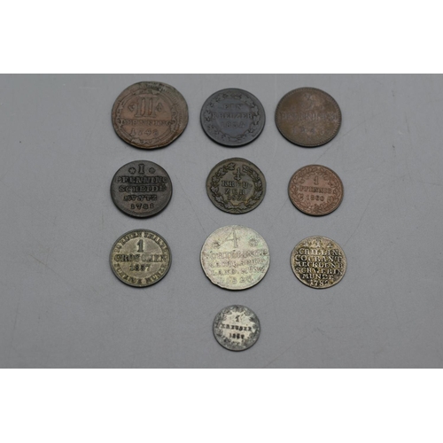 47 - Collection of German State Coinage to include Silver