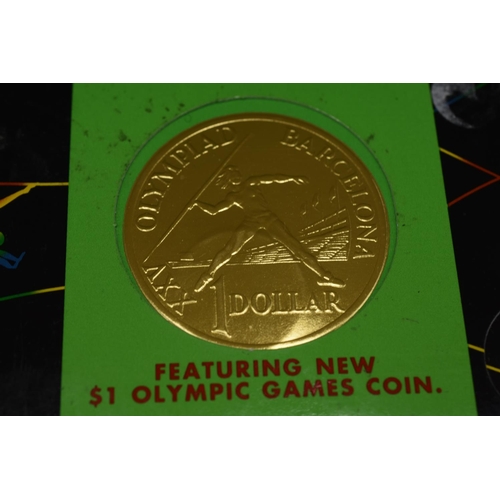 53 - Australian Mint Uncirculated Olympics Coin Set, 1992.