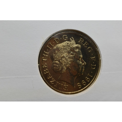 55 - A British 1998 Commemorative Five Pound Coin Cover, Prince Charles 50th Birthday.