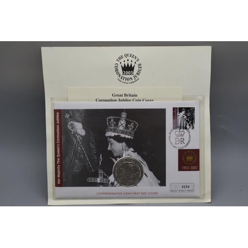 63 - A 2003 British Virgin Isles Coronation Jubilee Coin Cover