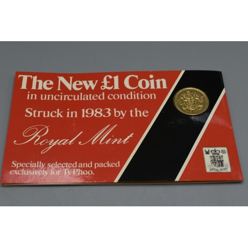 81 - An Uncirculated 1983 'The New £1 Coin'.