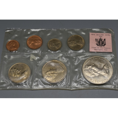 82 - New Zealand, Wellington, Uncirculated Coin Set. Commemorating the Visit of Queen Elizabeth II.