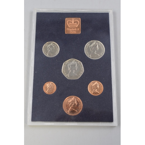 7 - Royal Mint 1976 Proof Coin Collection Complete in Presentation Case.