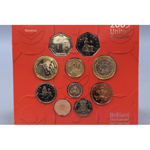 12 - 2003 Proof Coin Collection, includes Celebratory Coin Commemorating The Structure of the DNA Molecul... 