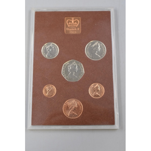 15 - 1974 Royal Mint Proof Coin Collection. Complete in Presentation Case.