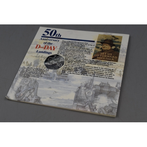 21 - 1994 Anniversary of D-Day Landings Proof Coin Collection. Complete in Presentation Case.