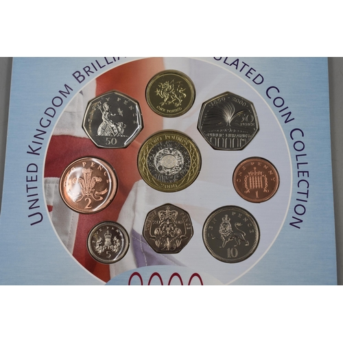 35 - Millennium 2000 Royal Mint Proof Coin Collection. Complete in Presentation Case.