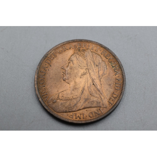 68 - 1901 Victoria Half Penny Coin.