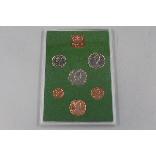 91 - Royal Mint 1975 Proof Coin Collection, complete in Presentation Case.