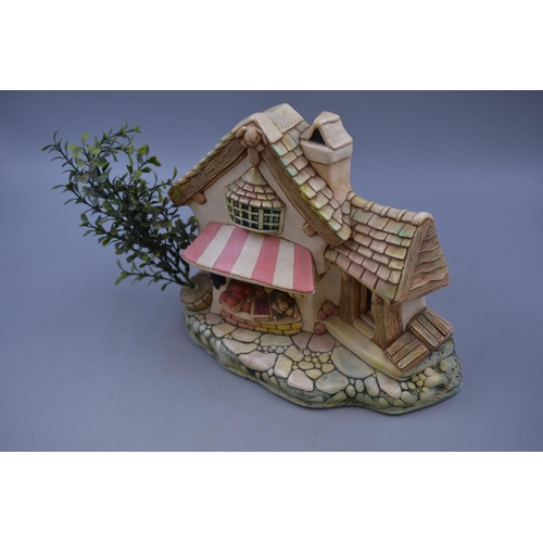 72 - Pendelfin Vintage Fruit Shop No. 935997 Approx 12” x 5” x 11” Including Barrow Boy Retired Figurine