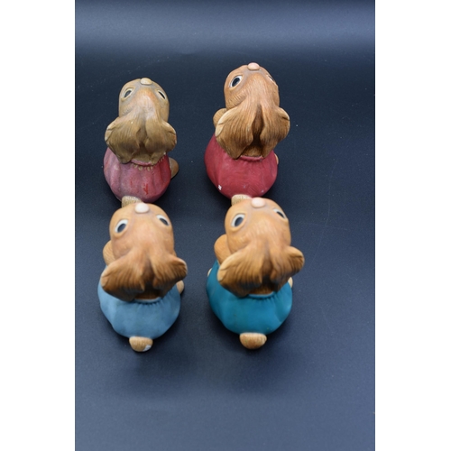 76 - Pendelfin Christmas Island Including Large Mother & Baby And 4 Variants Of Rolly Approx 3” Tall And ... 