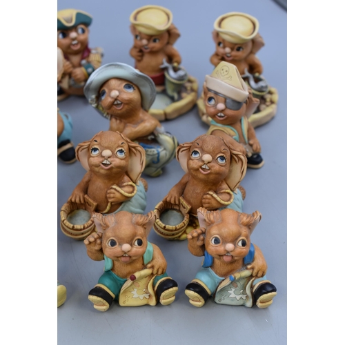 106 - Large Selection of Pendelfin, includes x3 Variants of Nipper, x3 Variants of Jim-Lad, x2 Ahoy Boy, x... 