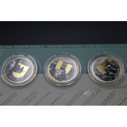 11 - The Dunkirk Official 7 coin Commemorative Collection