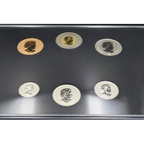 17 - Royal Canadian Mint 2013 Specimen Coin set complete with case, box and certificate