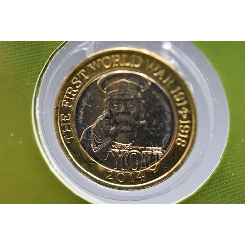 33 - Elizabeth II 2014 First World War £2 Centenary Coin in Case