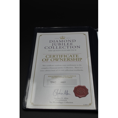 46 - Limited Edition Elizabeth II 2012 Diamond Jubilee 12 Coin Set Complete with Certificates and Display... 