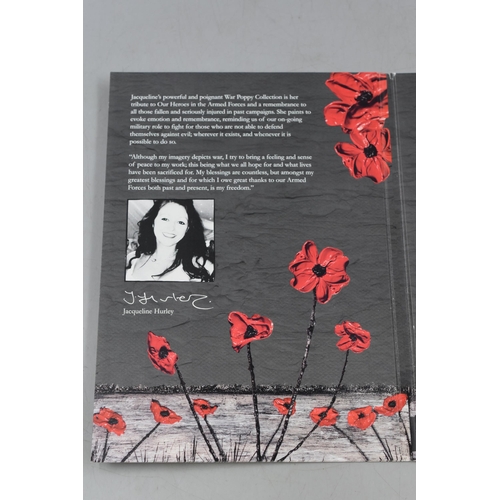 47 - Jacqueline Hurley War poppy collection Gold plated Coin Set in Display case with Poppy and Pipes pri... 