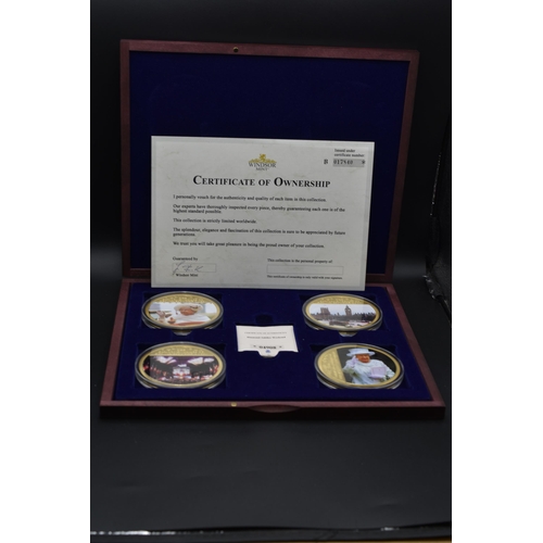 51 - Queens Diamond Jubilee Weekend Gold Plated Proof Coin Set in Presentation Case complete with Certifi... 