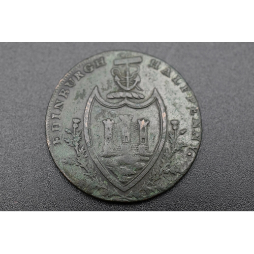 73 - 1792 Token Edinburgh Half Penny Nemo Me impune Laccessit