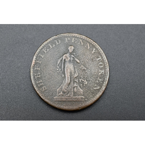 74 - 1815 Token Sheffield Penny Overseers of the Poor