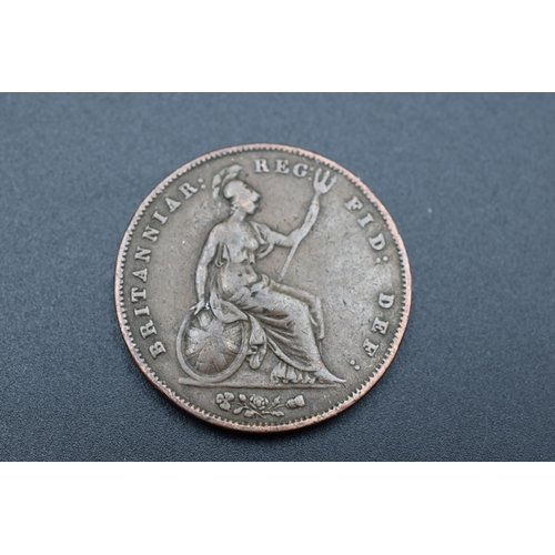 87 - 1858 Victoria Penny Coin