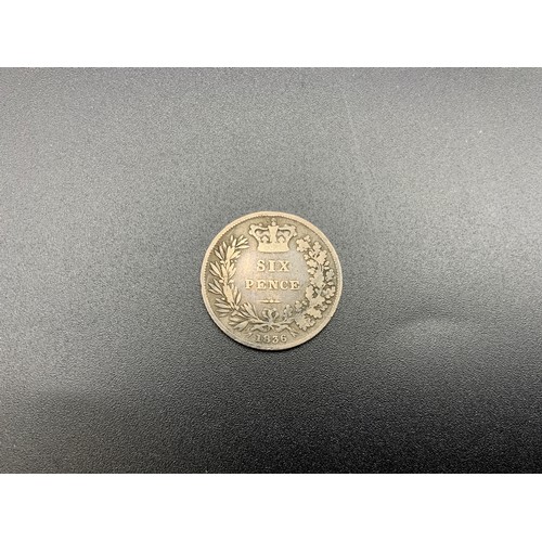 83 - 1836 William IV Six Pence Coin