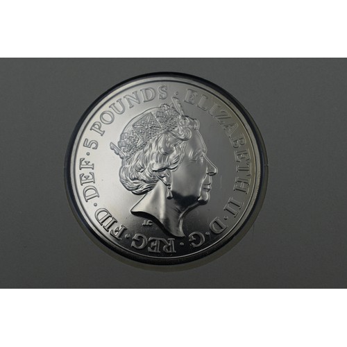 31 - Elizabeth II 2019 Centenary of remembrance Brilliant Uncirculated £5 Coin Cover