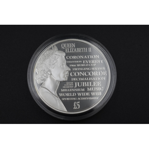 14 - Reflections of a Reign £5 Silver Proof Coin. Complete with Certificate of Authenticity in Wooden Pre... 