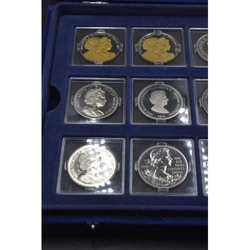 22 - Queen Elizabeth II Diamond Jubilee Limited Edition Numismatic Coin Collection. Twelve Various Coins ... 