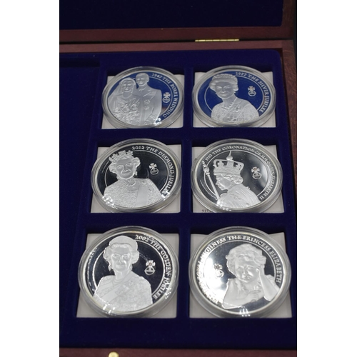 26 - Selection of Commemorative Coins to include 1947 Royal Wedding, The Silver Jubilee, The Diamond Jubi... 