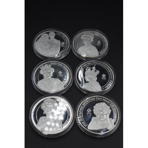 26 - Selection of Commemorative Coins to include 1947 Royal Wedding, The Silver Jubilee, The Diamond Jubi... 