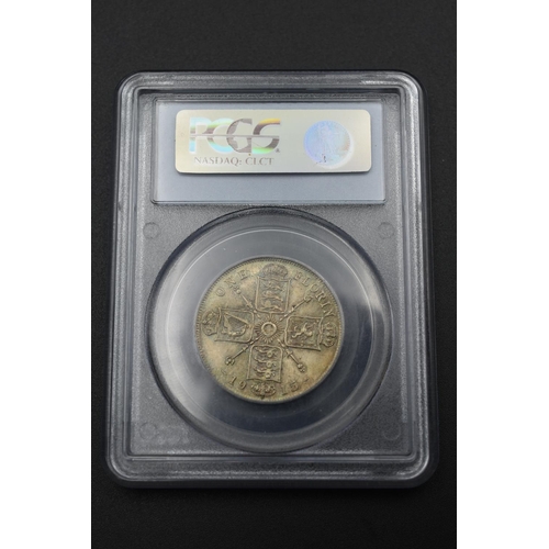 31 - PCGS Certified George V 1915 Silver Florin